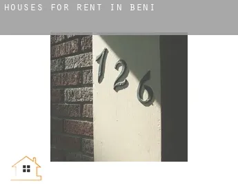 Houses for rent in  Beni