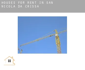 Houses for rent in  San Nicola da Crissa