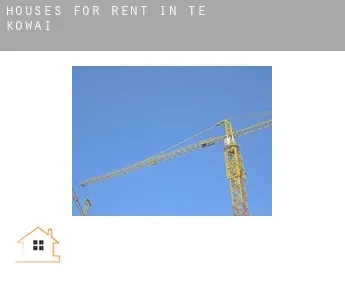 Houses for rent in  Te Kowai