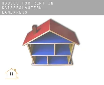 Houses for rent in  Kaiserslautern Landkreis