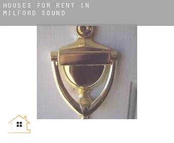 Houses for rent in  Milford Sound