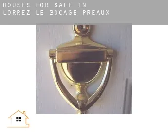 Houses for sale in  Lorrez-le-Bocage-Préaux