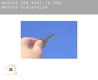 Houses for rent in  San Marcos Tlacoyalco