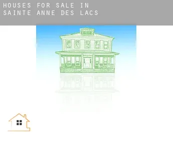 Houses for sale in  Sainte-Anne-des-Lacs