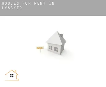 Houses for rent in  Lysaker