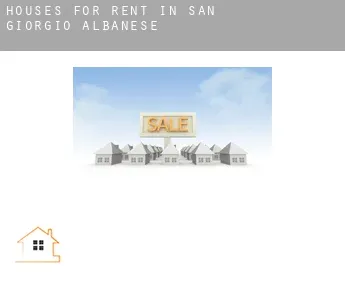 Houses for rent in  San Giorgio Albanese