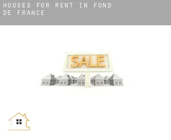 Houses for rent in  Fond de France