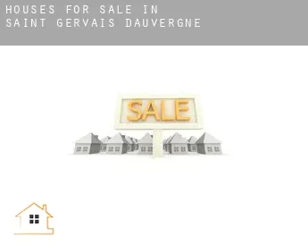 Houses for sale in  Saint-Gervais-d'Auvergne