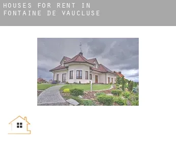 Houses for rent in  Fontaine-de-Vaucluse