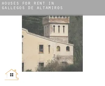Houses for rent in  Gallegos de Altamiros