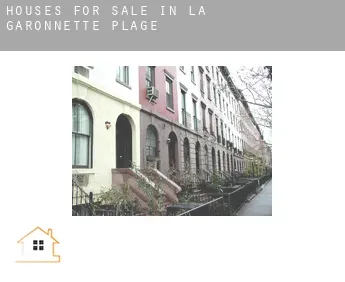 Houses for sale in  La Garonnette-Plage