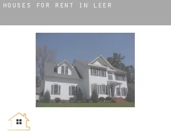 Houses for rent in  Leer
