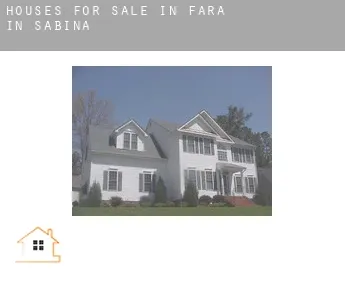 Houses for sale in  Fara in Sabina