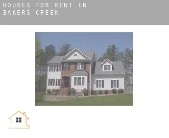 Houses for rent in  Bakers Creek