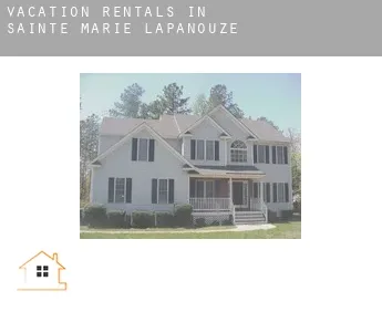 Vacation rentals in  Sainte-Marie-Lapanouze