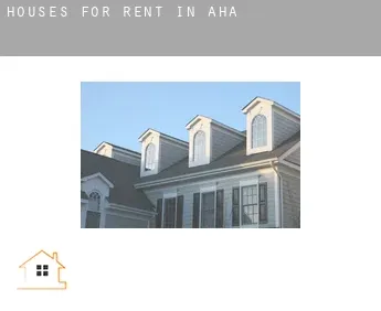 Houses for rent in  Aha