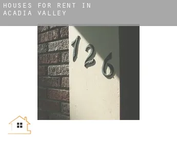 Houses for rent in  Acadia Valley